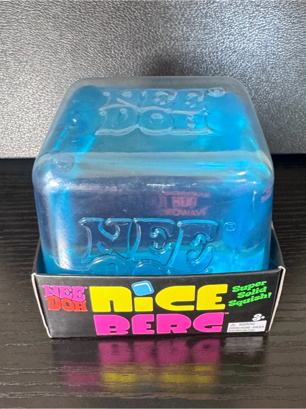 Schylling - NeeDoh - Nice Berg - Blue Super Solid Squish